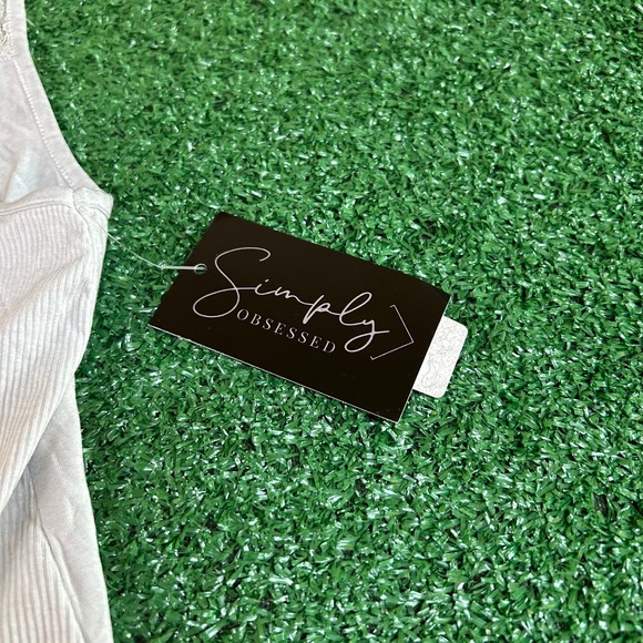 POL Lace Tank Top Sleeveless Casual Blouse Flowy Top Gray Womens Small NWT - Picture 4 of 12